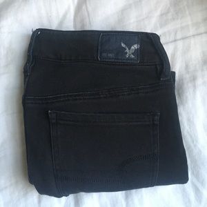 American Eagle high rise jegging crop jeans/pants